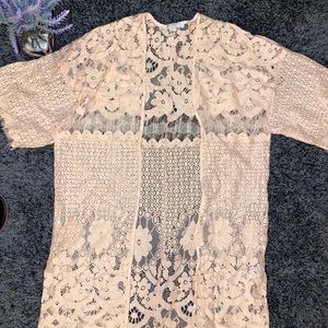 Baby pink/peach Beach cover